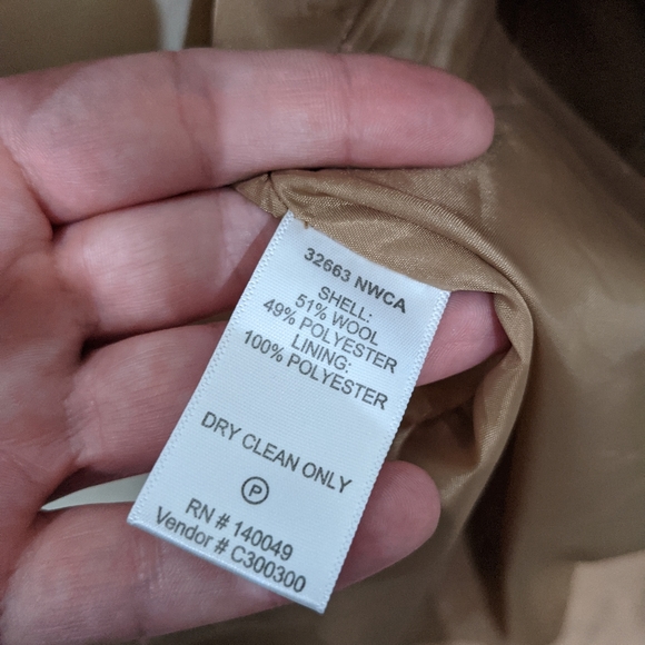 Chadwick's of Boston wool coat 10T - Picture 5 of 5